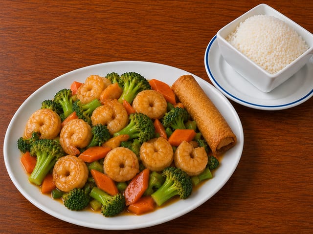 Shrimp Broccoli.