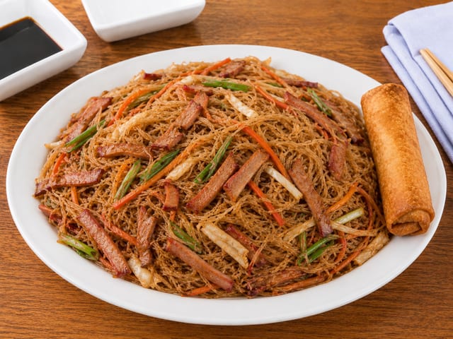 Pork Rice Noodles.