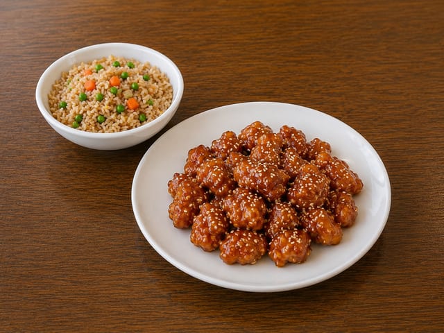 K-Sesame Chicken.