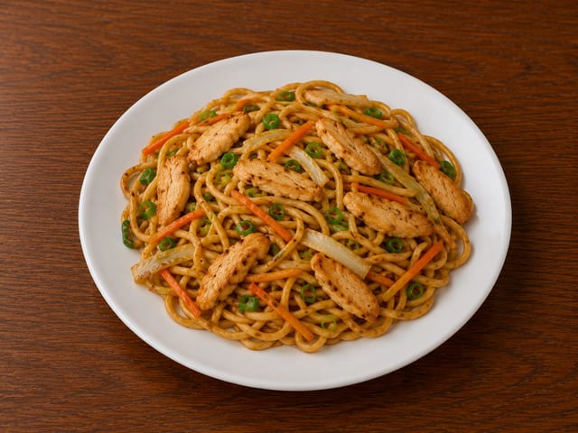 K-Chicken Lo-Mein.
