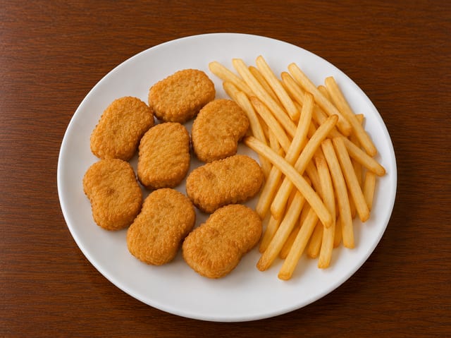 K-Chicken Nuggets w/French Fries.