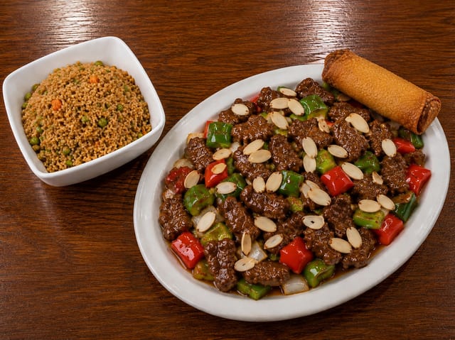 Almond Beef.