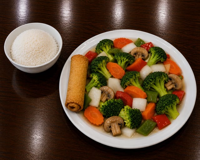 Steamed Mixed Vegetables (White Sauce).