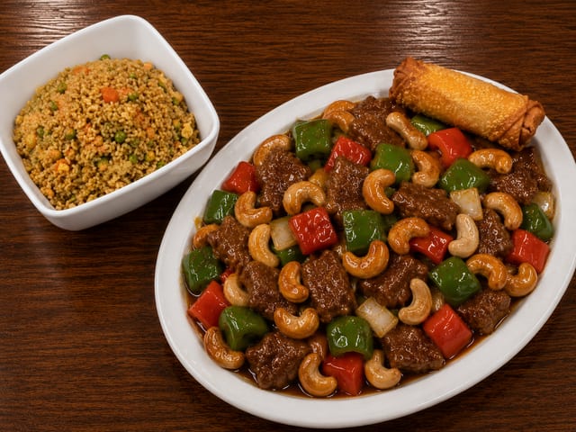 Cashew Beef.